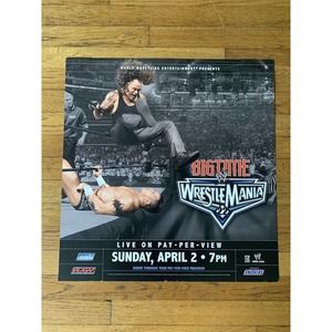WWE Wrestling Undertaker WRESTLEMANIA 22 Subway Poster 21X21 Inches